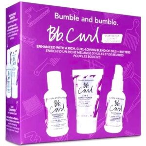 Bumble and bumble shampoo, conditioner and reactivator starter set